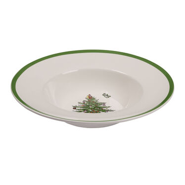 Christmas Tree Rimmed 10 Inch Pasta Bowl Christmas Tree Rimmed 10 Inch Pasta Bowl